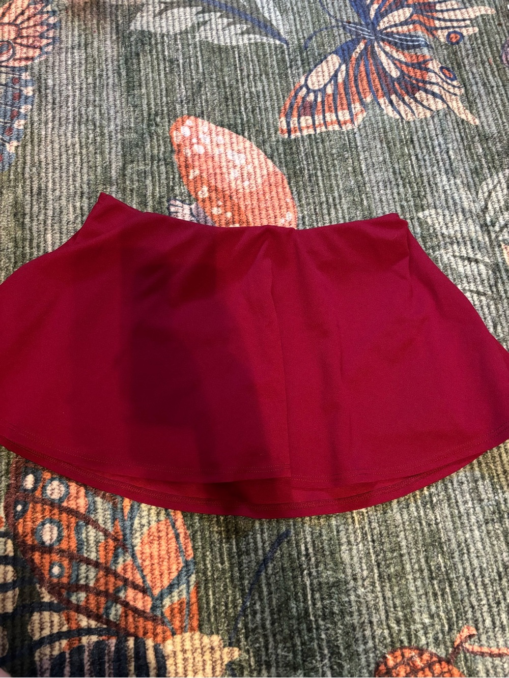 Urban Outfitters Berry Red Circle Skirt